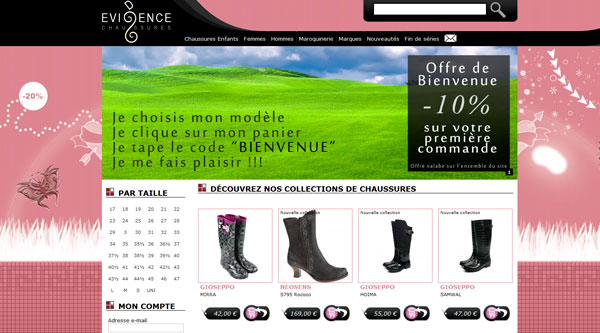 Evidence chaussures
